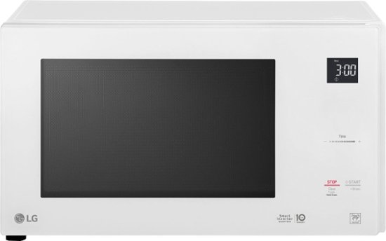 LG - NeoChef 1.5 Cu. Ft. Mid-Size Microwave - Smooth white - Front_Zoom