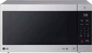 LG - NeoChef 2.0 Cu. Ft. Countertop Microwave with Smart Inverter and EasyClean - Stainless steel - Front_Zoom