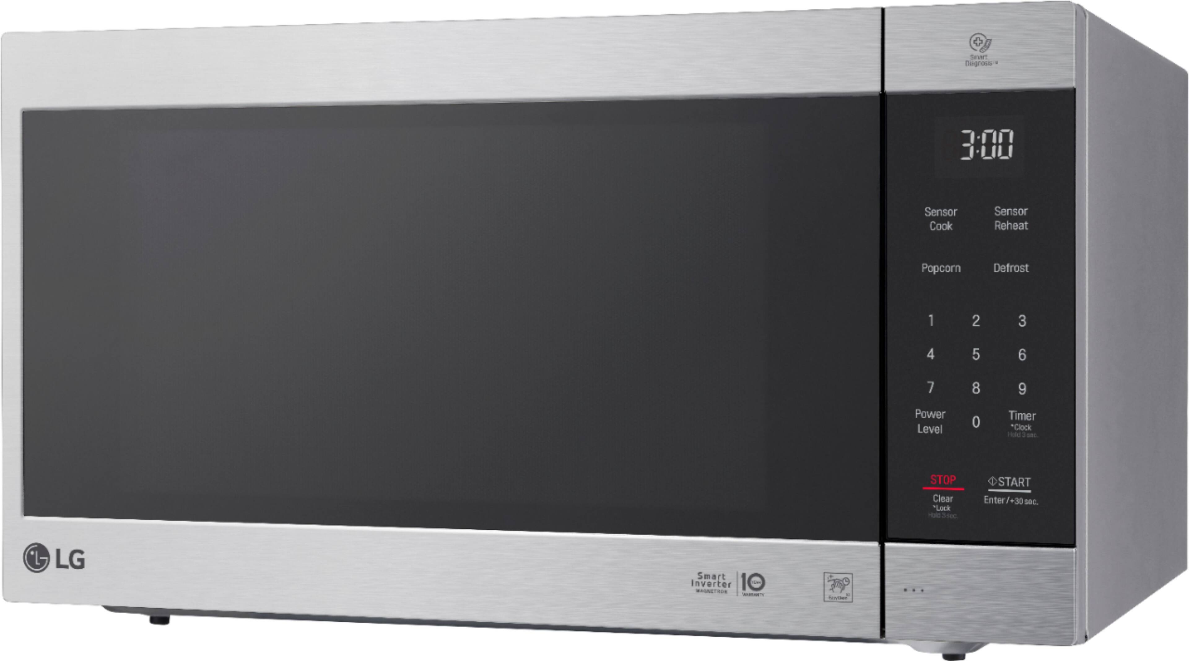 Alt View 11. LG - NeoChef 2.0 Cu. Ft. Countertop Microwave with Sensor Cooking and EasyClean - Stainless steel.