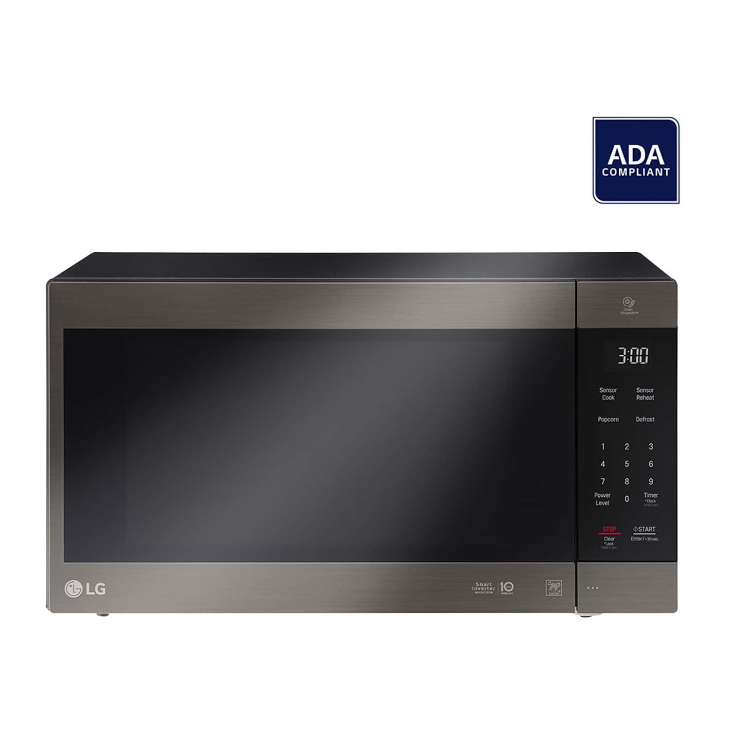 ADA COMPLIANT 3:00 J Sensar Ck Sensor Reheat Puocore Defront 1 2 3 4 5 6 3 8 9 Puwer Leve D Tmer STOP DSTART iman *L- LG Smart cEiA I ADA COMPLIANT 3:00 J Sensar Ck Sensor Reheat Puocore Defront 1 2 3 4 5 6 3 8 9 Puwer Leve D Tmer STOP DSTART iman *L- LG Smart cEiA I