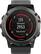 Front. Garmin - fēnix® 5X Sapphire Smartwatch 51mm Fiber-Reinforced Polymer - Slate Gray with Black Band.