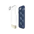Prodigee - Stencil Case for Apple® iPhone® 7 - Gold/navy blue - Larger Front