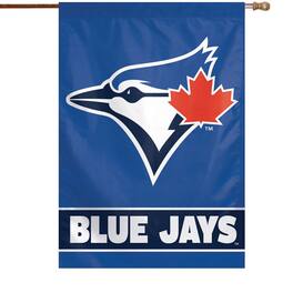 WinCraft - Toronto Blue Jays 28" x 40" Wordmark Single-Sided Vertical Banner - Multicolor