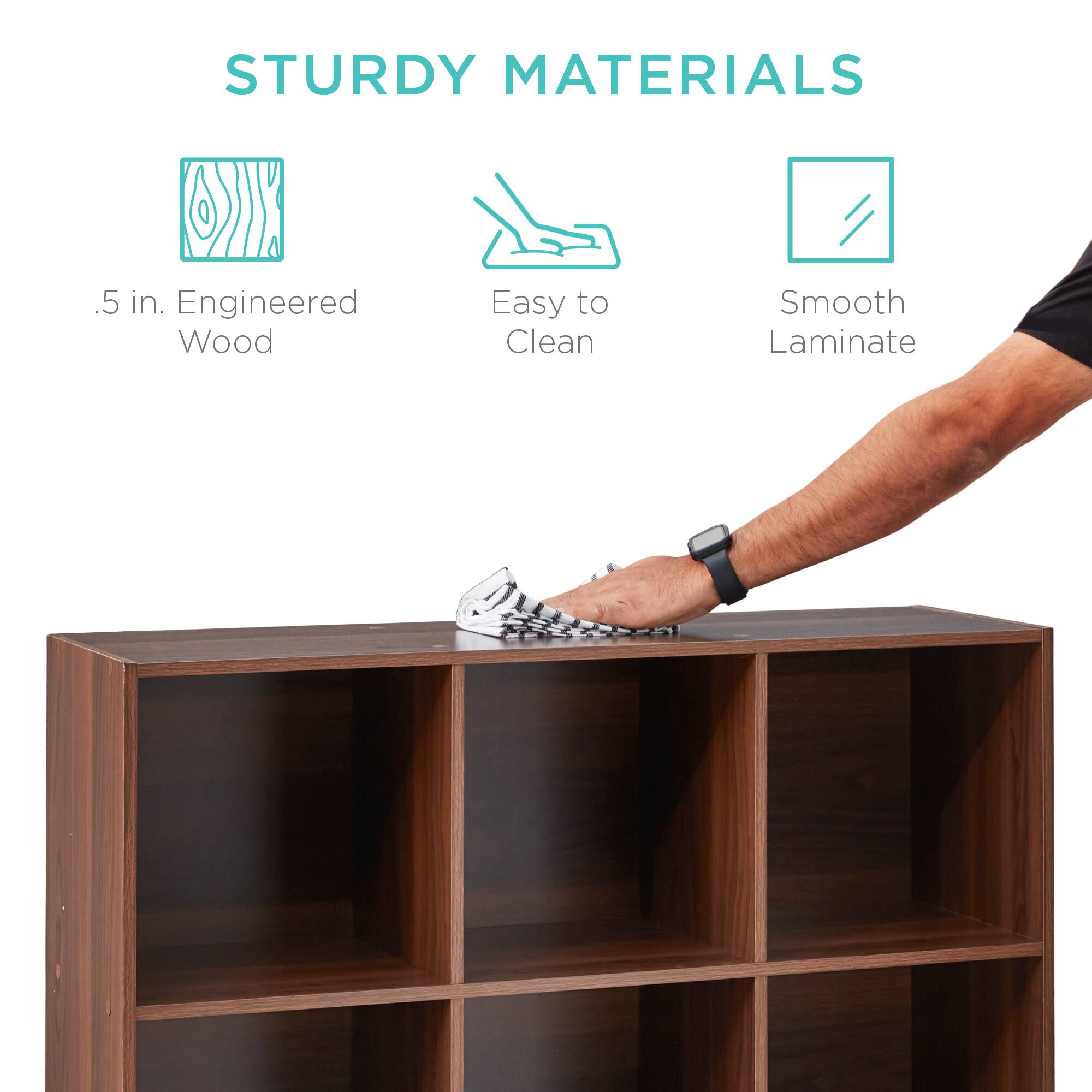 STURDY MATERIALS

- .5 in. Engineered Wood
- Easy to Clean
- Smooth Laminate