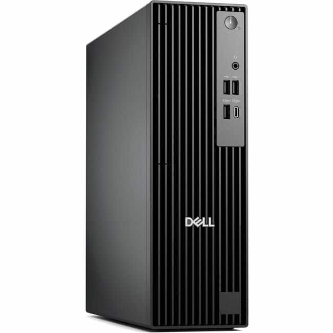 Dell - Pro QCS1250 Desktop Computer - Intel Core Ultra 5 235 - 16 GB - 512 GB SSD - Slim PC - Intel Chip - Standard Black
