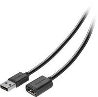 Insignia™ - 3' USB-A-to-USB-A Extension Cable - Black - Front_Zoom