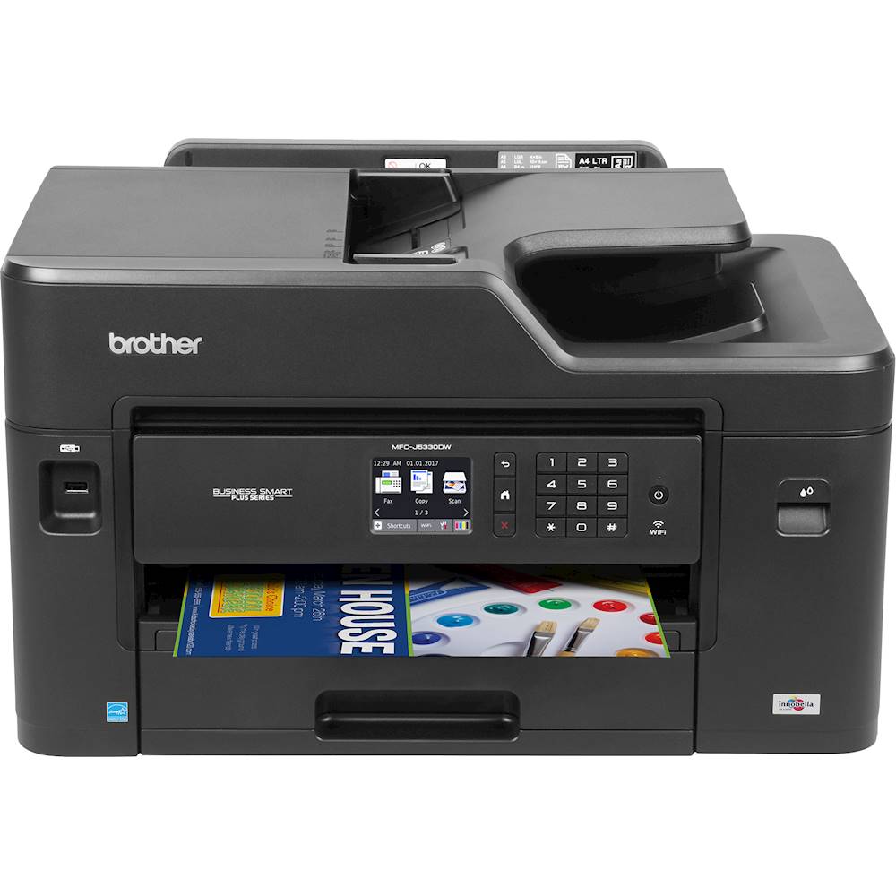 Brother Business Smart Plus MFC-J5330DW All-In-One Inkjet Printer Black - Best Buy