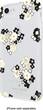 kate spade new york - Case for Apple® iPhone® 6, 6s and 7 - Black/cream/gold foil/floral burst clear/gems - Larger Front