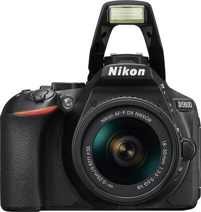Nikon D5600 DSLR Camera with AF P DX NIKKOR 18 55mm f/3.5 5.6G VR Nikon D5600 DSLR Camera with AF P DX NIKKOR 18 55mm f/3.5 5.6G VR