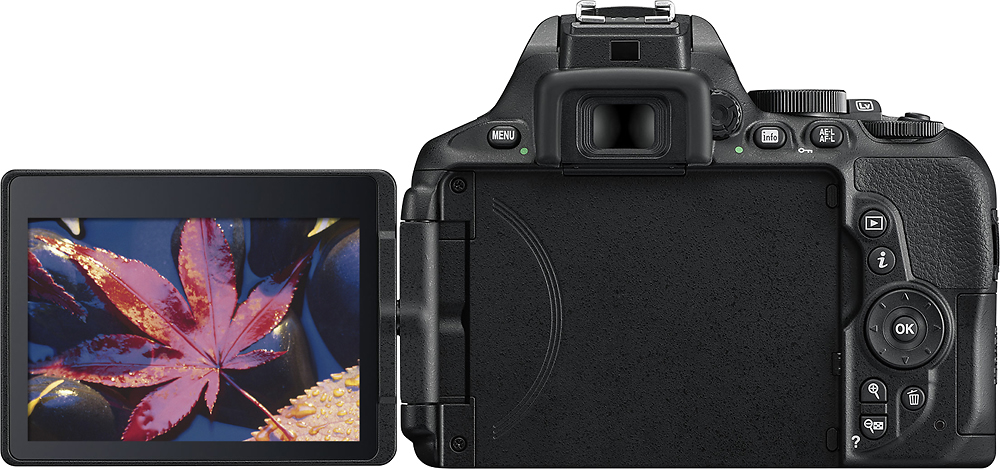 Nikon D5600 24.2 MP DSLR Camera with Nikon AF-P DX NIKKOR 18-55mm  f/3.5-5.6G VR Lens and Nikon AF-P DX NIKKOR 70-300mm f/4.5-6.3G ED Lens +  32 GB Sandisk Memory Card +Advanced Bundle(International ) 