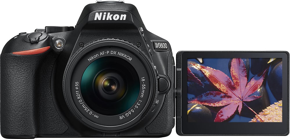 Nikon Nikon D5600 DSLR Camera with 18-55mm & 70-300 Lens (Black)