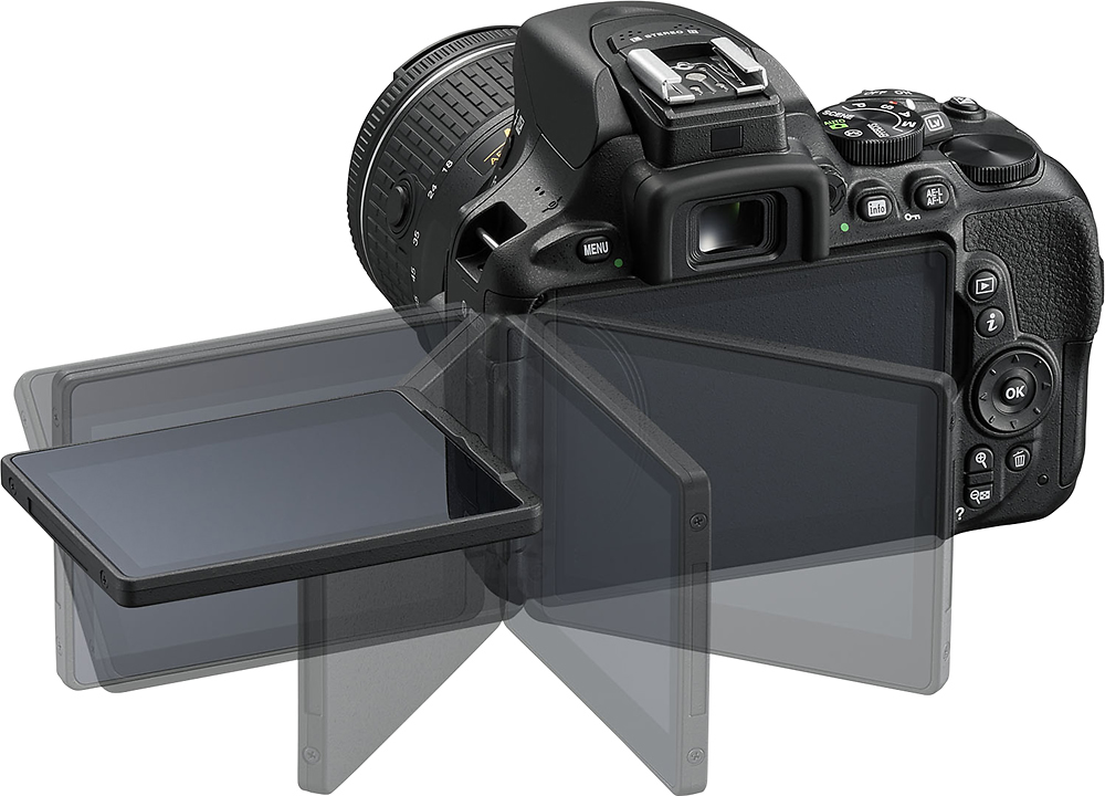  Nikon D5600 Digital SLR Camera & 18-55mm VR DX AF-P Lens -  (Renewed) : Electronics