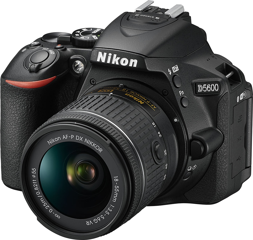 Best Buy: Nikon D5600 DSLR Camera with AF-P DX NIKKOR 18-55mm f 
