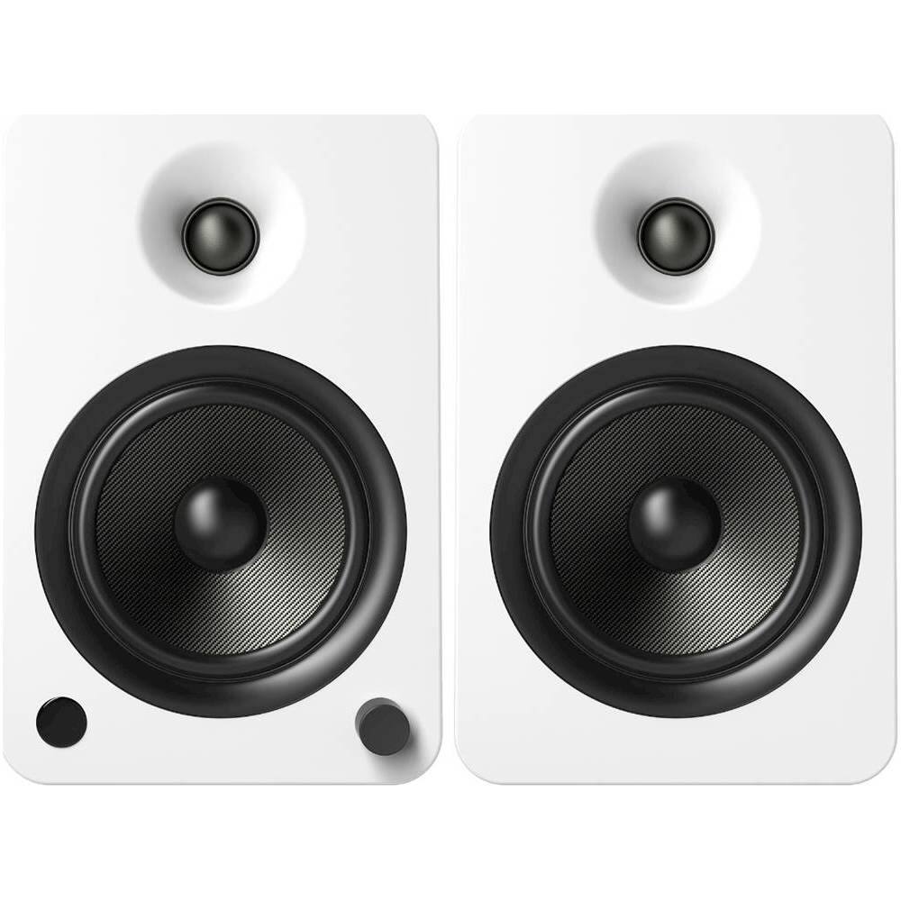 Alt View 11. Kanto - 5-1/4" Powered Wireless 2-Way Bookshelf Speakers (Pair) - Matte White.