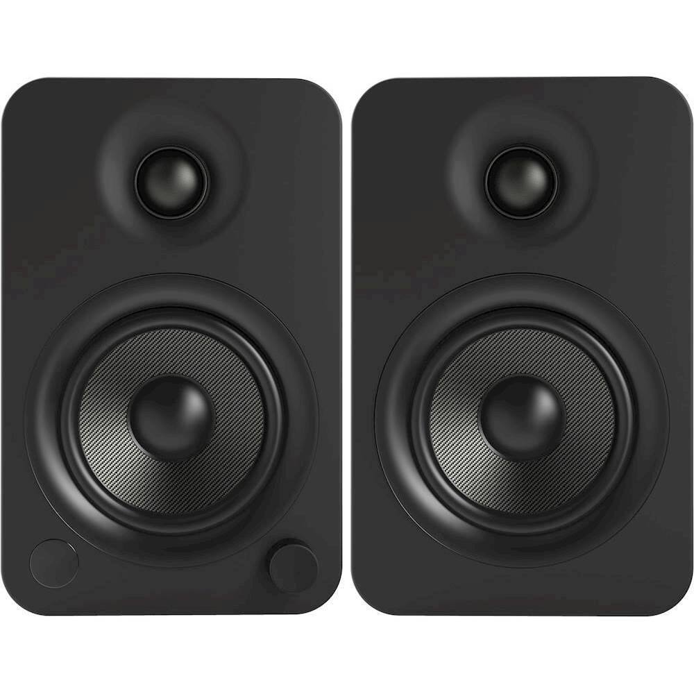 Alt View 11. Kanto - 4" Wireless 2-Way Bookshelf Speakers (Pair) - Matte Black.