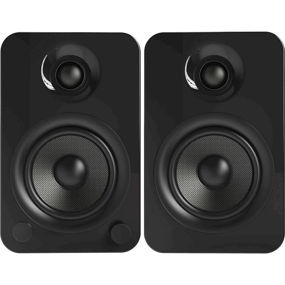 Alt View 11. Kanto - 4" Wireless 2-Way Bookshelf Speakers (Pair) - Gloss Black.