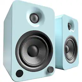 Kanto - 4" Wireless 2-Way Bookshelf Speakers (Pair) - Gloss Teal