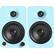 Alt View 11. Kanto - 4" Wireless 2-Way Bookshelf Speakers (Pair) - Gloss Teal.