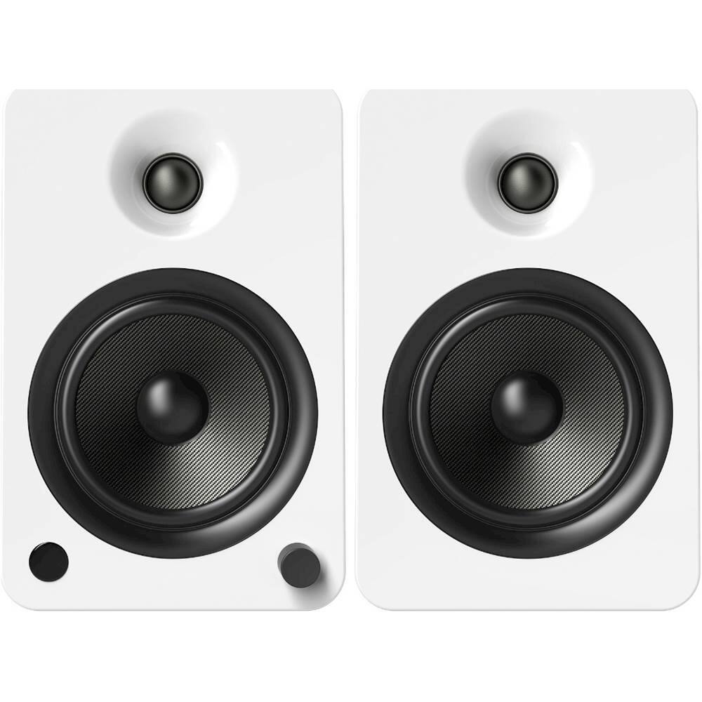 Alt View 11. Kanto - 5-1/4" Powered Wireless 2-Way Bookshelf Speakers (Pair) - Gloss White.