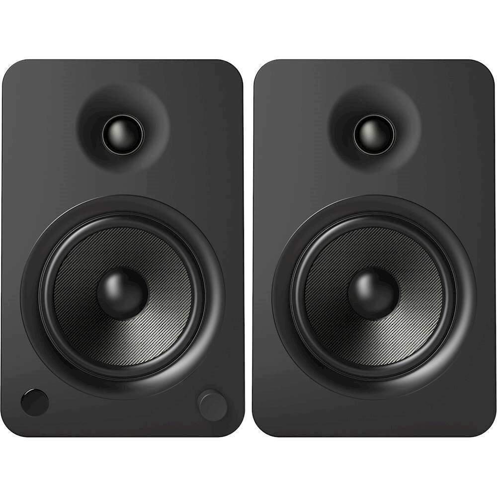 Alt View 11. Kanto - 5-1/4" Powered Wireless 2-Way Bookshelf Speakers (Pair) - Matte Black.