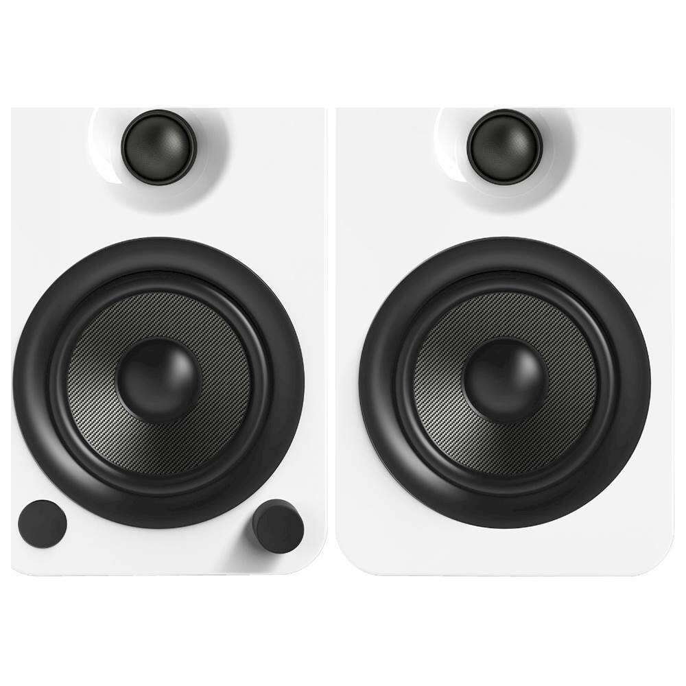 Alt View 11. Kanto - 4" Wireless 2-Way Bookshelf Speakers (Pair) - Gloss White.