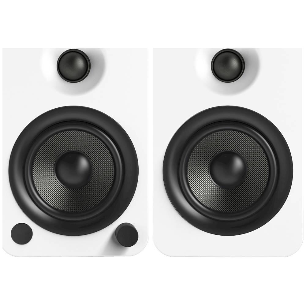 Alt View 11. Kanto - 4" Wireless 2-Way Bookshelf Speakers (Pair) - Matte White.