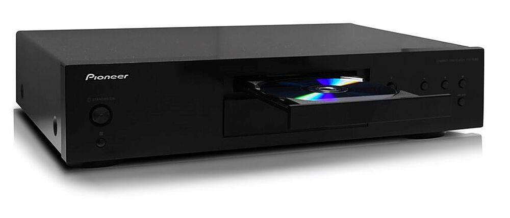 Angle. Pioneer - Compact Single Disc Player - Black.