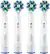 Alt View 12. Oral-B - CrossAction Replacement Brush Heads (4-Pack) - White.