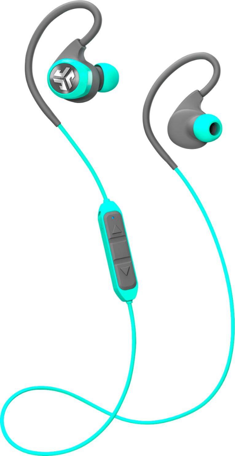 Front. JLab - Epic2 Wireless In-Ear Headphones - Teal.