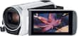 Canon - VIXIA HF R800 HD Flash Memory Camcorder - White - Angle