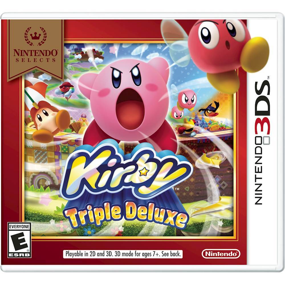 Front. Nintendo - Kirby: Triple Deluxe. - E (Everyone)