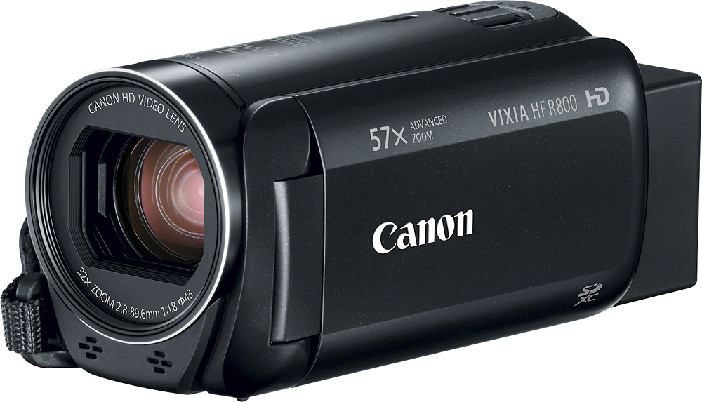 Canon Vixia Hf R800 Hd Flash Memory Camcorder Black 1960c002 Best Buy