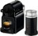 Front Zoom. Nespresso - Inissia Espresso Machine with Aeroccino Milk Frother by DeLonghi - Intense Black.