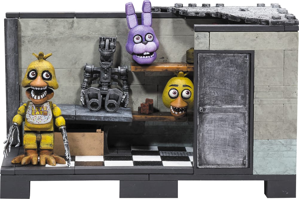 FNAF McFarlane” Freddy Fazbear Parts & Service Mini Construction