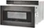 Left. Sharp - 1.2 Cu. Ft. Built-in Microwave Drawer with Sensor Cooking - Black Stainless Steel.