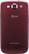 Back Standard. Samsung - Galaxy S III 4G with 16GB Mobile Phone - Garnet Red (AT&T).