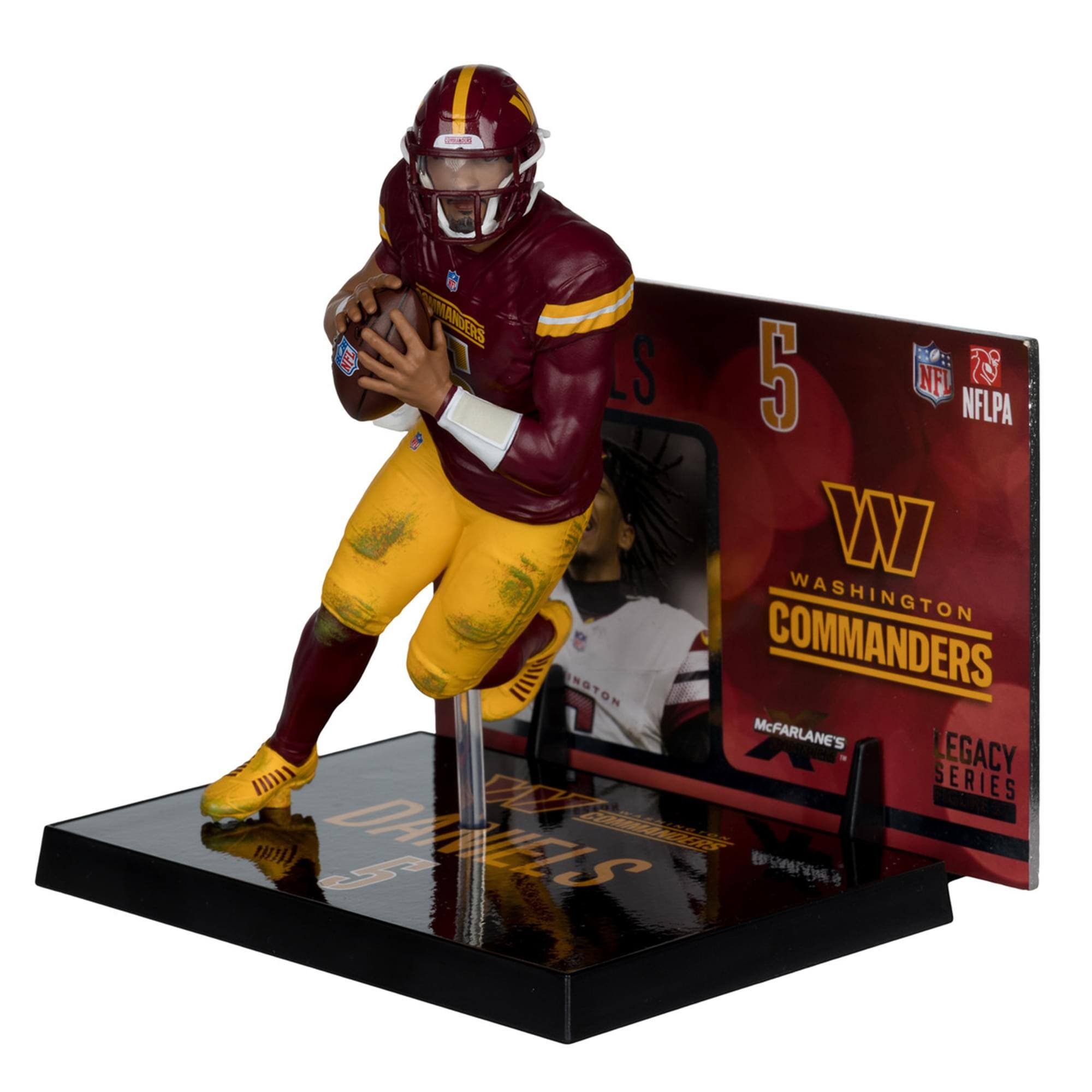 DA MANDERS  
S 5 T NEL  
NFLPA  
WASHINGTON  
COMMANDERS  
McFARLANE'S LEGACY SERIES  
DANELS DH  
ES COLANES  
SN/V