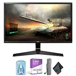 LG - 27" Class Full HD IPS LED Gaming Monitor (27" Diagonal) - Single Monitor