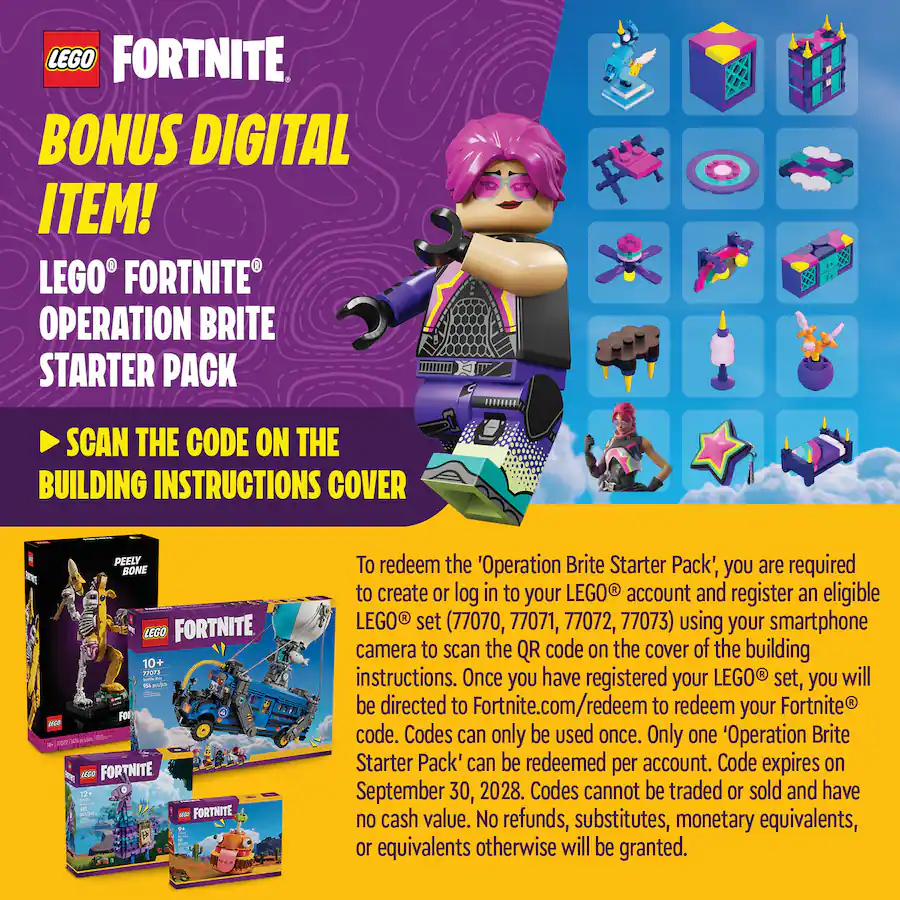 LEGO Fortnite Supply Llama Collectible Building Toy 77071 6471363 ...