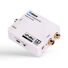Orei - Digital to Analog Decoder Audio Converter-DA34 - White