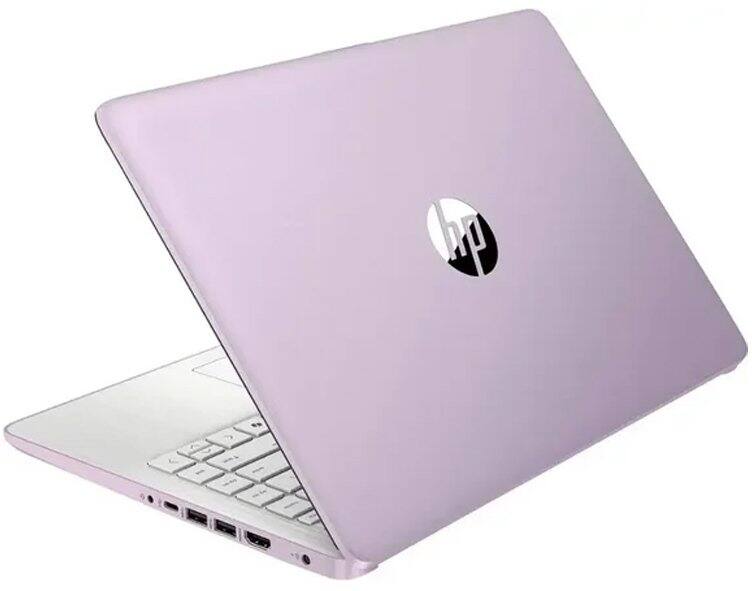 Alt View 3. HP - 14-dq6014dx 14" Intel N150 0.8 GHz up to 3.6 GHz 4GB DDR4 128GB UFS Windows 11 Home - Lavender.