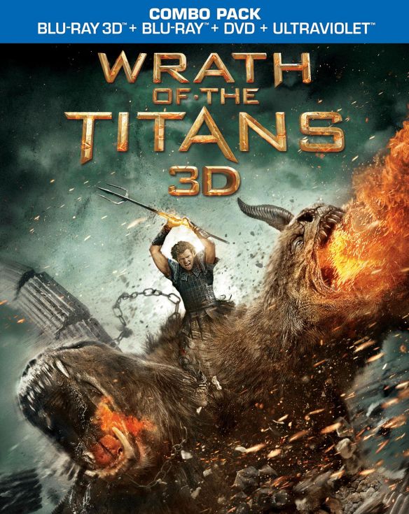  Wrath of the Titans 3D [2 Discs] [Includes Digital Copy] [3D] [Blu-ray/DVD] [Blu-ray/Blu-ray 3D/DVD] [2012]