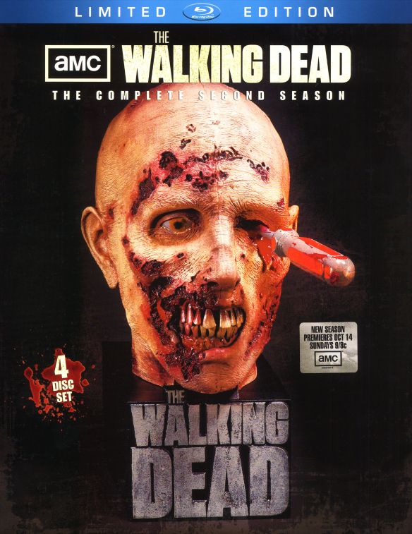  The Walking Dead: The Complete Second Season [4 Discs] [Limited Edition Zombie Head] [Blu-ray]