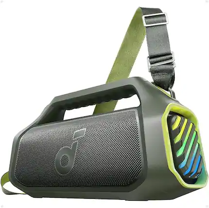 Front. Soundcore - Soundcore Boom 2 Plus Portable Speaker By Anker - Green.