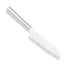 Rada - Cutlery 4.75-Inch Cook's Utility Knife Stainless Steel Straight Blade, Aluminum Handle - Silver