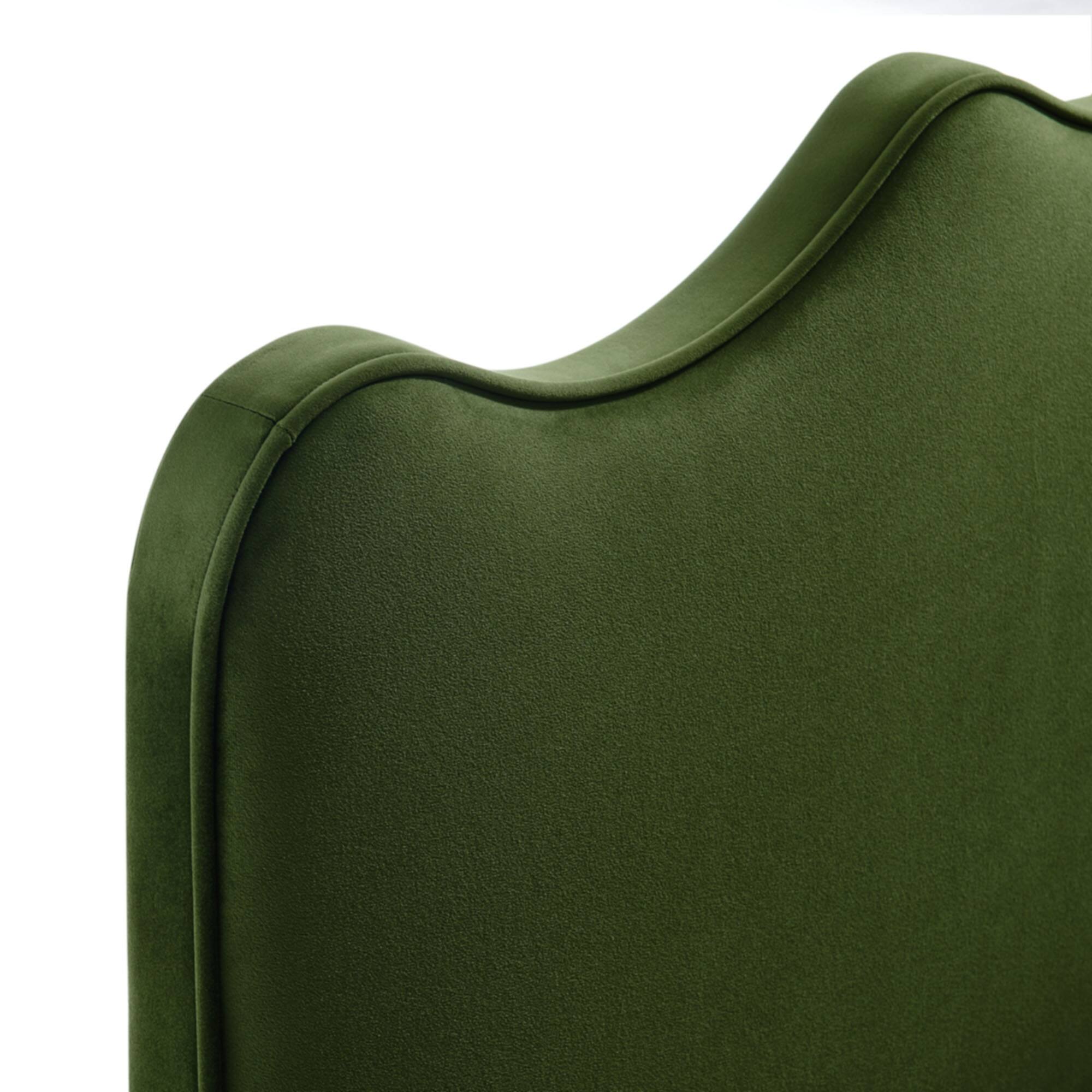 Alt View 4. Modway - Athena Upholstered Headboard by Modway - Moss Green.