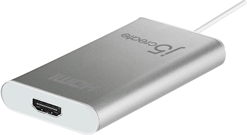 j5create - USB 2.0 HDMI DISPLAY ADAPTER - Silver