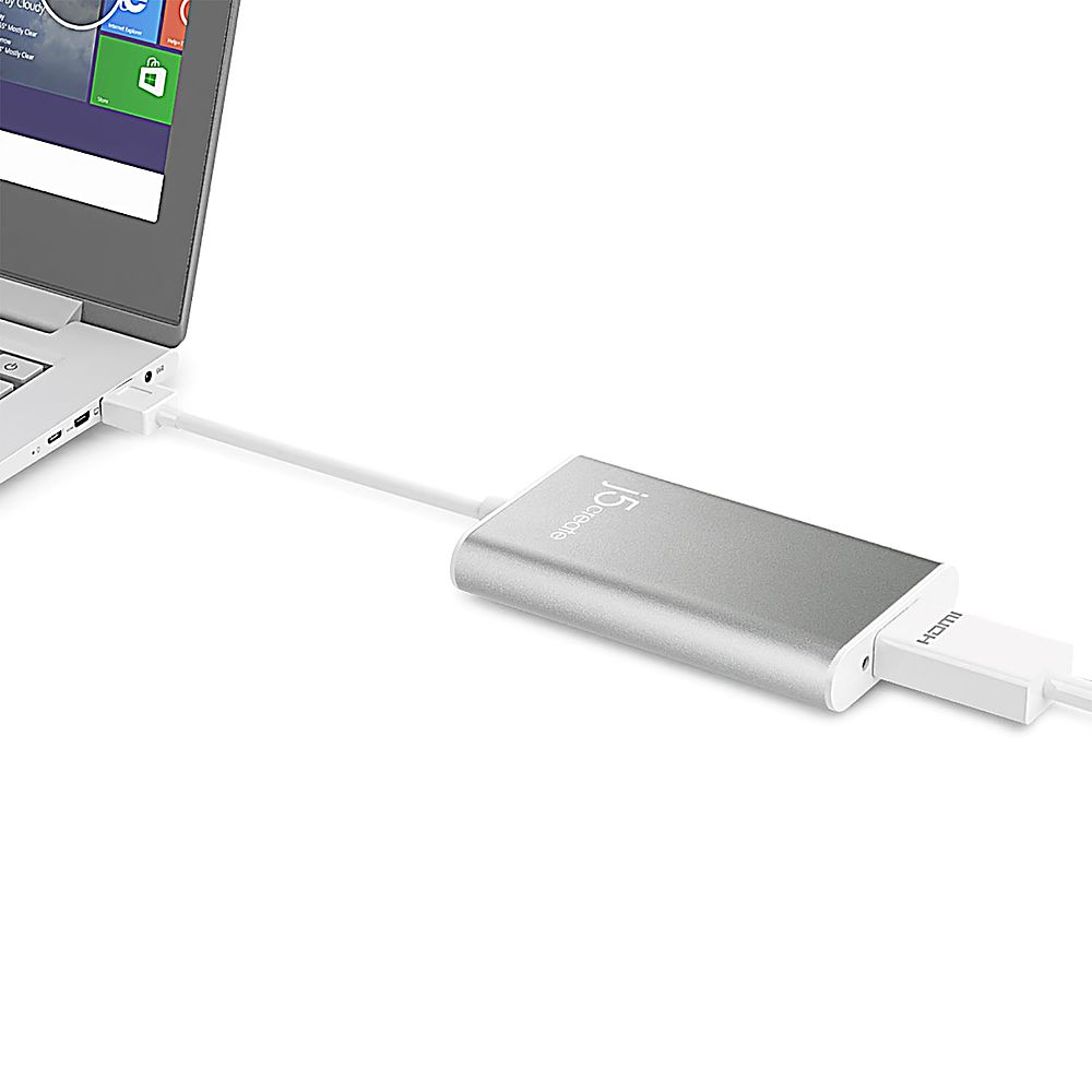 j5create USB 2.0 Display Adapter Silver JUA250 - Best Buy