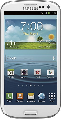 Best Buy: Samsung Galaxy S III with 16GB Mobile Phone Pebble Blue (Sprint)  SPH-L710