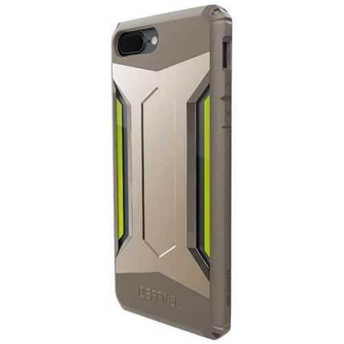 X-Doria - Defense Gear Case for Apple® iPhone® 7 Plus - Gold - Larger Front